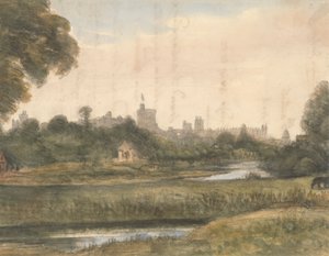 Vista di Windsor dal fiume