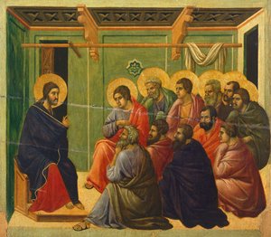 Cristo è separato dagli apostoli (dettaglio)