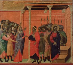 Gesù accusato dai farisei (La Maestà)