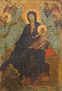Madonna dei Francescani, di Duccio di Buoninsegna, tempera su tavola da Duccio di Buoninsegna