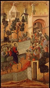 Maestà: Entrata a Gerusalemme