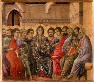 La Pentecoste Retro della Maestà