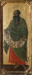 Il profeta Malachia, dettaglio dalla predella della Maestà di Duccio da Duccio di Buoninsegna