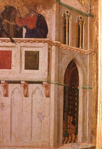 La tentazione al tempio (dettaglio) da Duccio di Buoninsegna