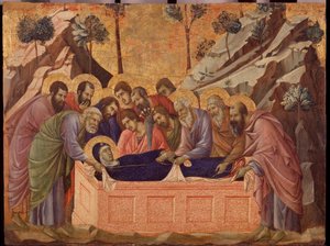 La dormizione della Vergine da Duccio di Buoninsegna
