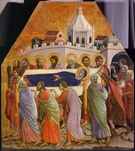 Il funerale di Maria (dettaglio) da Duccio di Buoninsegna