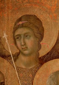 Vergine e bambino sul trono (dettaglio)
