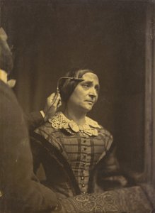 Attenzione, sguardo attento a sinistra, attenzione dolorosa a destra, 1854-1856, stampato 1862 da Duchenne de Boulogne