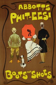 Riproduzione di un poster pubblicitario 