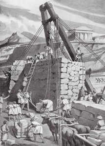 Ricostruzione delle Mura di Atene, 393 a.C. da Dudley Heath