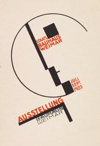 Mostra Bauhaus Weimar, cartolina da Dörte Helm