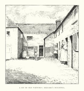 Un angolo della vecchia Watford, edifici di Ballard
