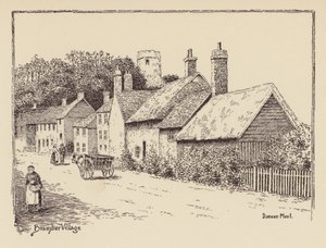 Sussex: Villaggio di Bramber da Duncan Moul