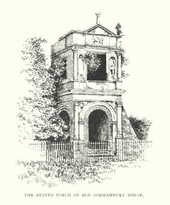 Il portico in rovina della vecchia casa di Gorhambury da Duncan Moul