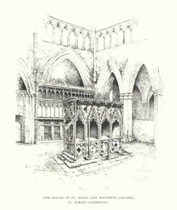 Il Santuario di San Albano e la Galleria di Sorveglianza, Cattedrale di St Albans da Duncan Moul