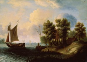 Paesaggio marino, XVII secolo da Dutch Master