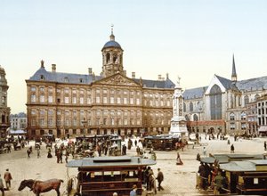 Il Palazzo Reale di Amsterdam da Piazza Dam da Dutch Photographer