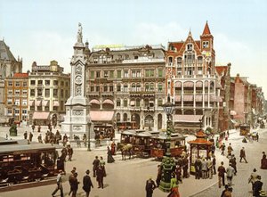 Veduta di Piazza Dam ad Amsterdam da Dutch Photographer