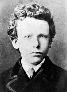 Vincent Van Gogh, circa 13 anni (foto b/n)