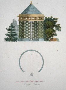 Un padiglione da giardino, da 