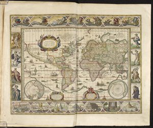 Una mappa del mondo da Dutch School