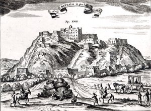 Bietala, fortezza del Grande Lama, Regno di Lhassa, illustrazione da 