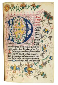 Libro delle Ore e Libro di Preghiere in Olandese, Basso Reno, Emmerich, Cleves, c.1480 da Dutch School
