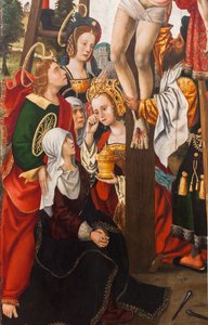 Discesa dalla croce, 1520 (olio su tela) da Dutch School