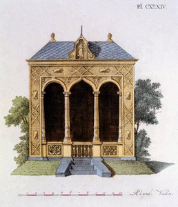 Design dal Magazine of Garden Gems di G. van Laar, pubblicato nel 1802 da Dutch School
