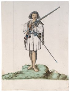 Disegno da un album di nativi del Brasile, Africa, Persia e Indie Orientali da Dutch School