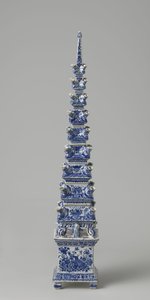 Piramide di fiori, c.1710-20 da Dutch School
