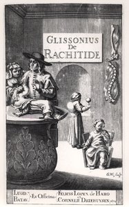 Francis Glisson (1597-1677) pubblicato a Leida, 1671 da Dutch School