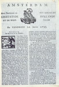 Prima pagina di La Gazette d