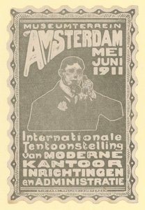 Esposizione Internazionale di Attrezzature per Ufficio Moderno, Museum Grounds, Amsterdam, 1911 da Dutch School