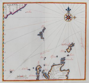 Mappa delle isole Shetland