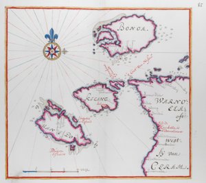 Mappa che mostra parte dell