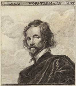 Ritratto di Lucas Vorsterman da Dutch School