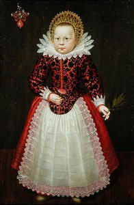 Ritratto di un bambino da Dutch School