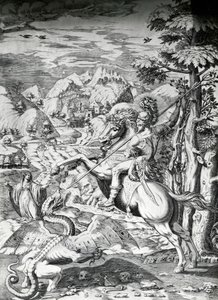 San Giorgio e il Drago, XVI secolo da Dutch School
