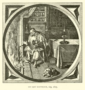 Scena da Houwelick, di Jacob Cats, 1625