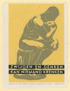 La contemplazione silenziosa non offende nessuno da Dutch School