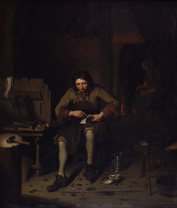 Il calzolaio, c.1675 da Dutch School