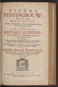 Frontespizio di Nieuwe Vestingbouw