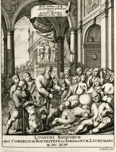 Frontespizio di Exercitationes Practicae circa Medendi Methodum di Frederik Dekkers, 1694 da Dutch School