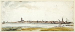 Veduta di Emmerich, fine XVII secolo da Dutch School
