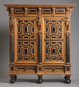 Guardaroba (Kast), realizzato in Olanda, c.1625-1650 da Dutch School