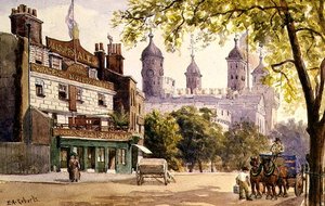 Il vecchio George e la Torre di Londra da E.A. Roberts