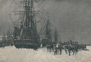 Cattura di una flotta olandese da parte degli ussari della Repubblica Francese, gennaio 1795, 1896