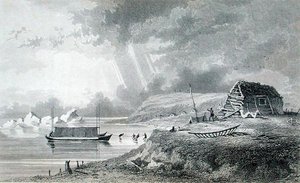 Casa invernale degli Eschimesi sull