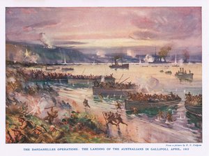 Le operazioni dei Dardanelli: lo sbarco degli australiani a Gallipoli, aprile 1915